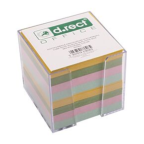 Note Cube i box  pastel farve mix
