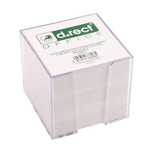 Note Cube i box hvid farve