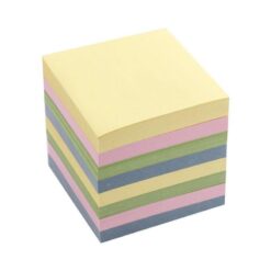 Alternative view of Note Cube refill pastel farve mix