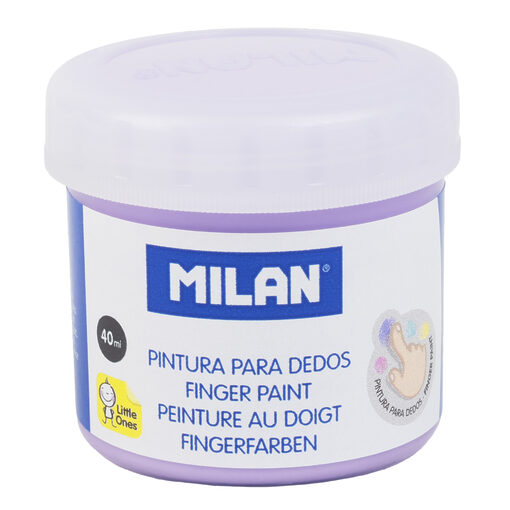 Milan Fingermaling Pastel 40 ml 6 Pakke - Image 2