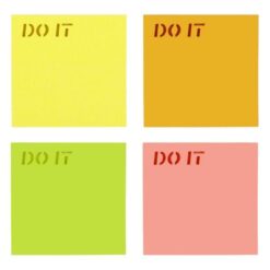 Sticky notes 75x75mm DO IT mix color