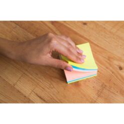 Alternative view of Sticky notes Cube neon mango mix