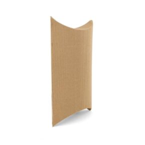 Gavekort æske i Bølget pap - brun