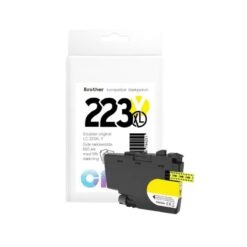 Alternative view of Brother LC223XL Y blæk CMYK