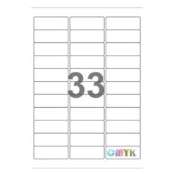 Universal label A4 70 x26 33*etiket