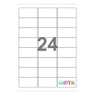 Universal label A4 64,6 x33,8 24*etiket