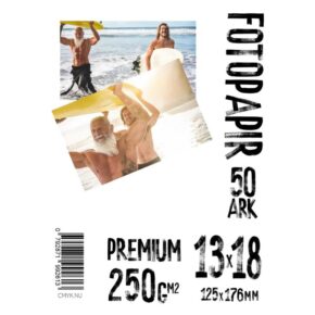 Papir, 13x18 250g Glossy Premium Foto Pa