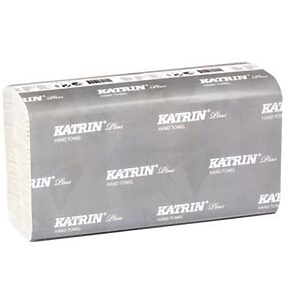 Håndklædepapir Katrin Plus W-Fold Non St