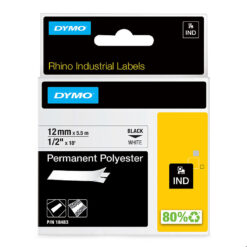 DYMO Rhino industrielle permanente polyesteretiketter