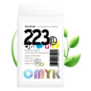 Brother LC223XL blæk sampak CMYK