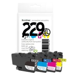 Alternative view of Brother LC229XL blæk sampak CMYK