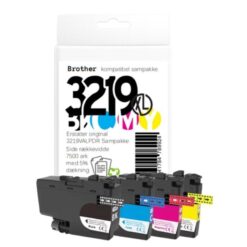 Alternative view of Brother LC3219 blæk sampak CMYK