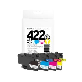 Alternative view of Brother LC422XL blæk sampak