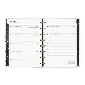 Filofax Planner 2024 Confetti A5 Rose Quartz