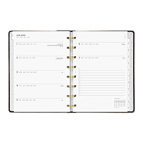 Filofax Planner 2024 Moonlight A5 Sort