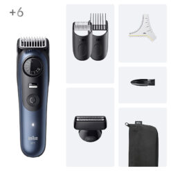 Alternative view of Braun BeardTrimmer 7 BT7520 Batteri 40 2 cm Våd og tør Sort, Blå