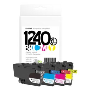 Alternative view of Brother LC1240 blæk sampak CMYK