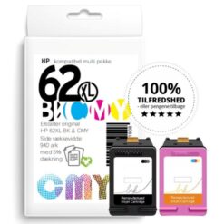 HP 62XL blæk sampak CMYK