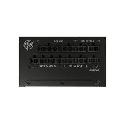 Alternative view of MSI MPG A1000G PCIE5 power supply unit