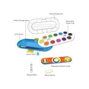 Alternative view of Vandfarve sæt 12 farver