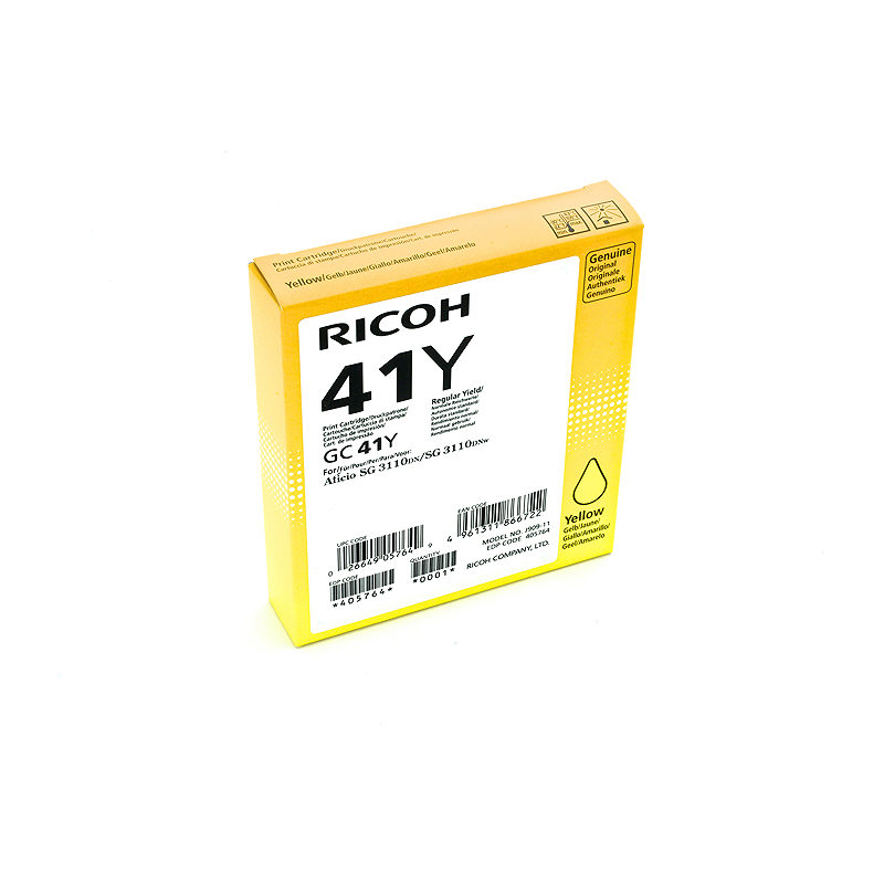 Ricoh 405764 blækpatron 1 stk Original Standard udbytte Gul - Billede 2