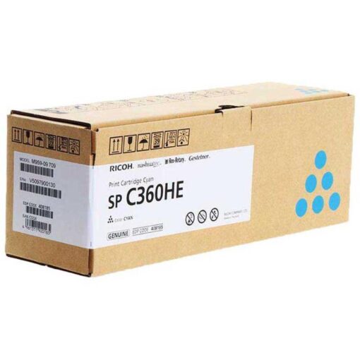 Ricoh Toner für SP C360DNW (408185) cyan high capacity