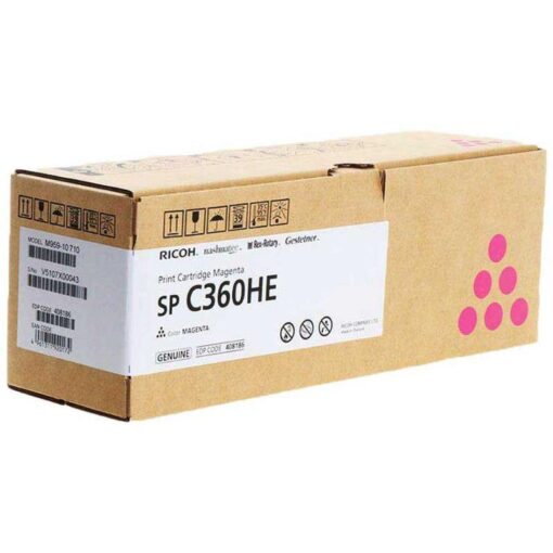 Ricoh Toner für SP C360DNW (408186) magenta high capacity