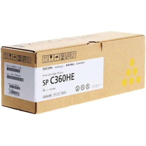 Ricoh Toner für SP C360DNW (408187) yellow high capacity