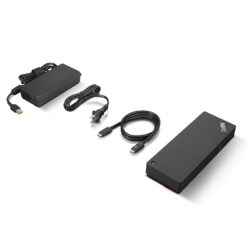 Alternative view of Lenovo ThinkPad Universal Thunderbolt 4 Ledningsført Sort