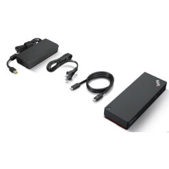 Lenovo ThinkPad Universal Thunderbolt 4 Smart Dock Ledningsført Sort