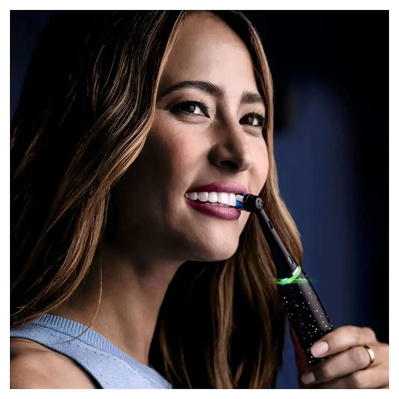 Oral-B iO Series 10 Voksen Roterende, pulserende tandbørste Sort - Billede 3
