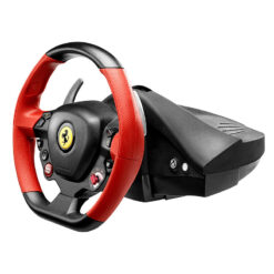 Alternative view of Thrustmaster Ferrari 458 Spider Sort, Rød USB Rat + Pedaler Xbox One