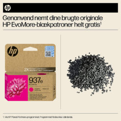 HP Original 937e EvoMore-blækpatron, magenta - Billede 3