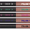 MILAN Copper HB-Blyanter med Viskelæder 24 stk Display