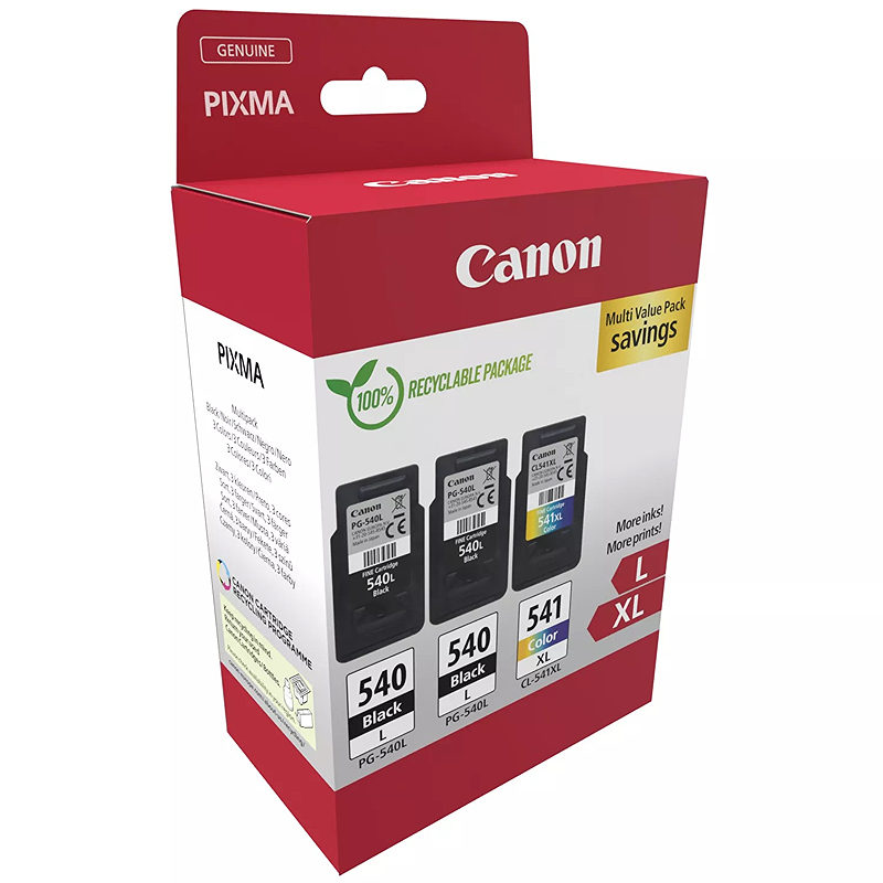 Canon 5224B017 blækpatron 2 stk Original Sort, Blå, Magenta, Gul - Billede 2