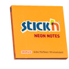 Notesblok 76x76 100 Blad Neon Orange