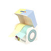 Note Roll Extra Sticky FSC 2x25mmx10m Pastel Gul/Blå