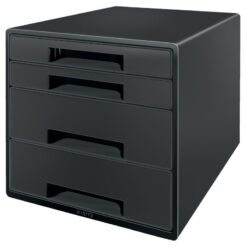 Skuffekabinet recycle 4-skuffer sort