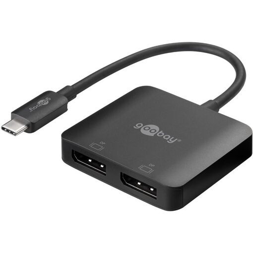 Adapter, USB-C til 2 x Displayport - Image 3