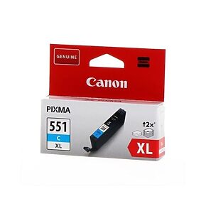 Canon Ink Cart. CLI-551XL C für MG6350/MG5450/IP7250/MX925 cyan high capacity (6444B001)