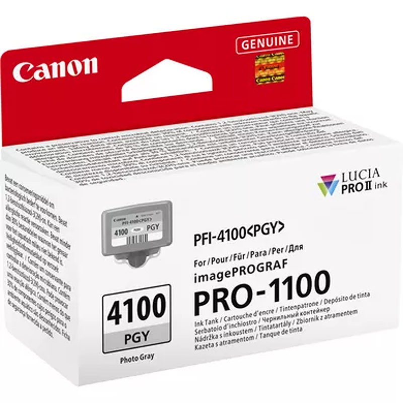 Canon LUCIA PRO II blækpatron 1 stk Original Standard udbytte Foto grå - Billede 3