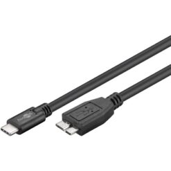 Alternative view of USB-C til micro-B 3.0  0,6m kabel