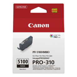 Canon PFI-5100 MBK blækpatron 1 stk Original Mat sort