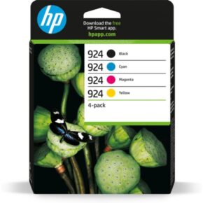 Alternative view of HP Ink 6C3Z1NE / 924 BK,C,M,Y