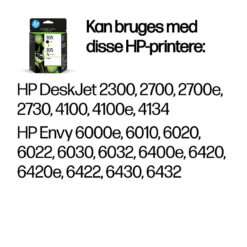 Alternative view of HP 305 2 stk. trefarvede/sort originale blækpatroner