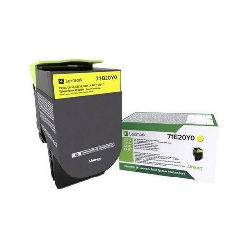 Lexmark Return Print Cart. 71B20Y0 für CS417dn/CS317dn/ CX517dn/CX417de/CS517de/CX317dn yellow