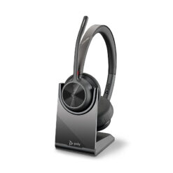 HP Poly Voyager 4320-M Microsoft Teams Certified Headset +BT700-dongle +bordoplader