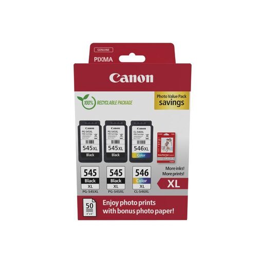 Canon 8286B015 / PG-545XLx2/CL-546XL PVP BK,C,M,Y Tinte - Image 2