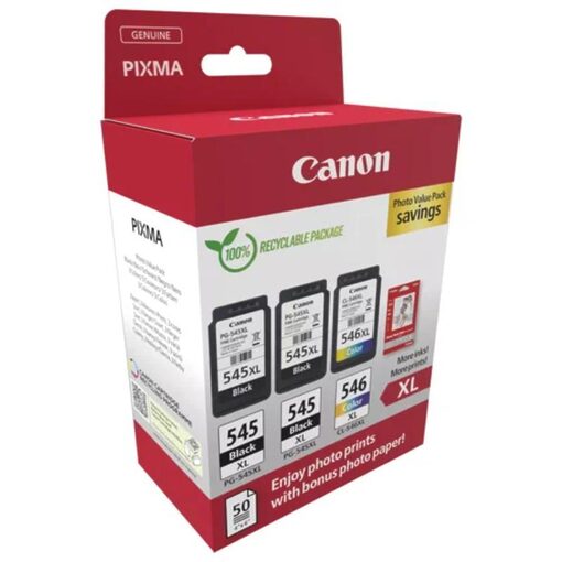 Canon 8286B015 / PG-545XLx2/CL-546XL PVP BK,C,M,Y Tinte