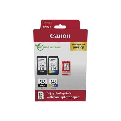 Canon 8287B008 / PG-545/CL-546 PVP BK,C,M,Y Tinte